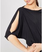 Robe Ceinturée Johanna noire