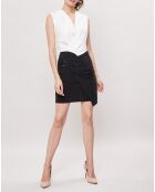 Robe Lavande écru/noir