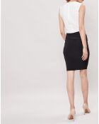 Robe Lavande écru/noir