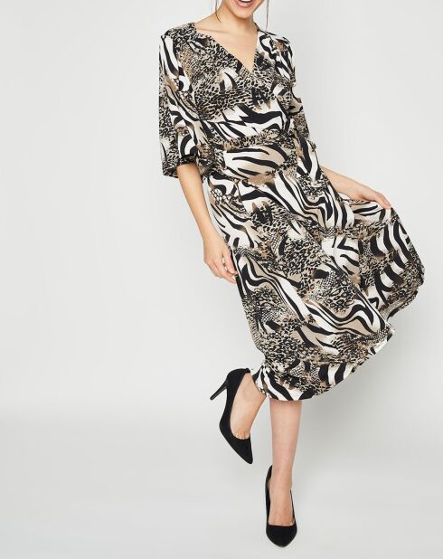 Robe Courte Vero multicolore