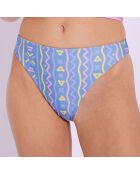 Bas de maillot de bain Talulah imprimé bleu/multicolore