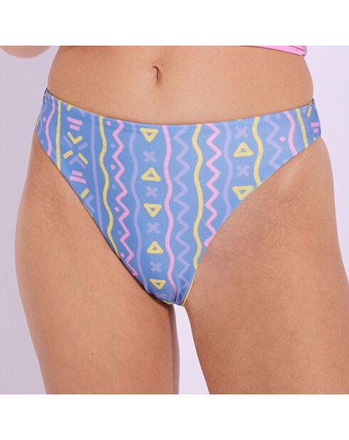 Bas de maillot de bain Talulah imprimé bleu/multicolore