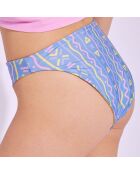 Bas de maillot de bain Talulah imprimé bleu/multicolore