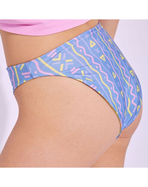 Bas de maillot de bain Talulah imprimé bleu/multicolore