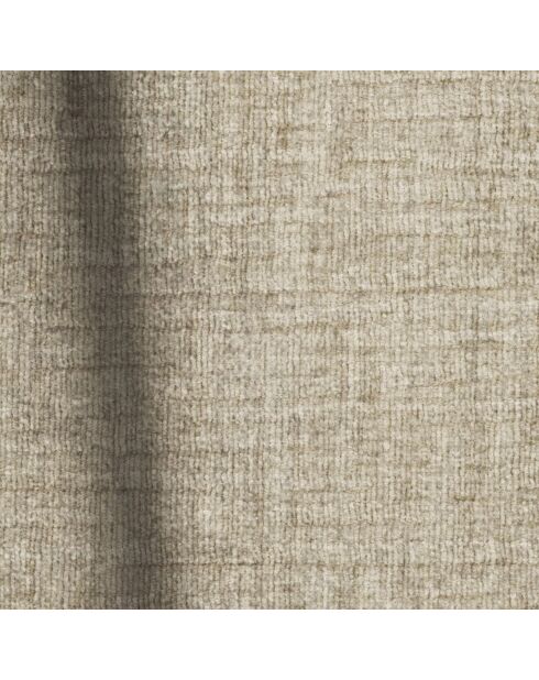 Express nova slaapbank beige getextureerd fluweel - 95x234x73 cm