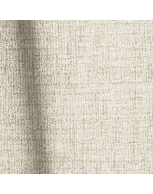 Express nova converteerbare linkerhoekbank crèmekleurig fluweel met textuur - 165x280x73 cm