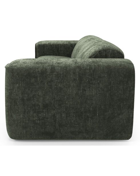 Slaapbank Express nova olijfgroen geweven fluweel - 95x214x73 cm