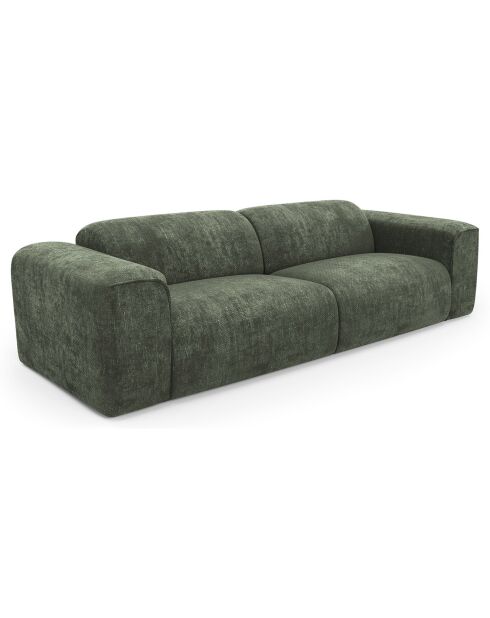 Slaapbank Express nova olijfgroen geweven fluweel - 95x234x73 cm