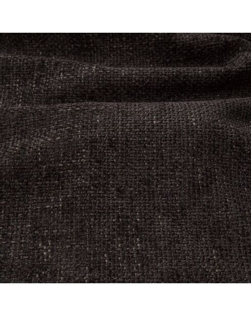 Express Nova Schlafsofa aus schwarzem gewebtem Samt, 95 x 214 x 73 cm