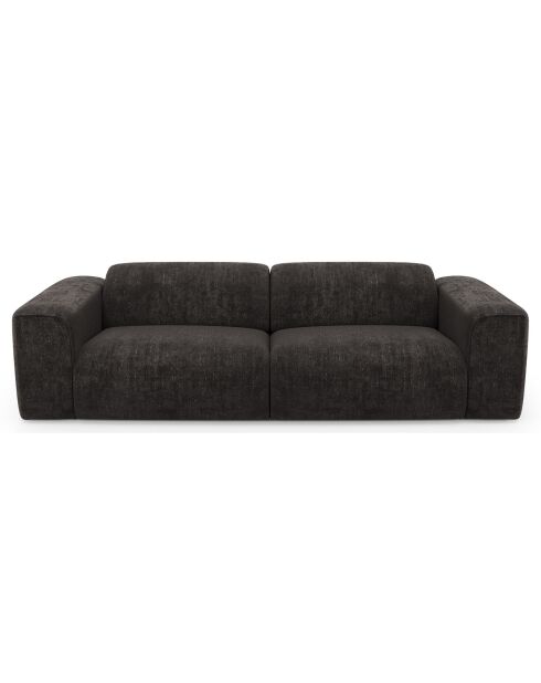 Express Nova Schlafsofa aus schwarzem, gewebtem Samt, 95 x 234 x 73 cm