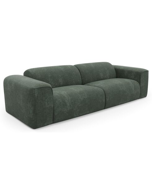 Express nova slaapbank smaragdgroen getextureerd fluweel - 95x234x73 cm