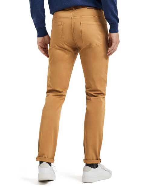 Pantalon Vasyl 5P marron sucre