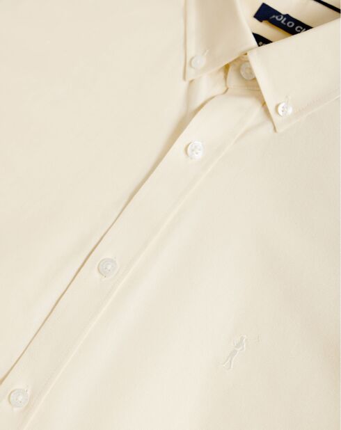 Chemise L-S Rigby Go Oxford jaune clair
