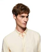 Chemise L-S Rigby Go Oxford jaune clair