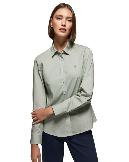 Chemise L-S Rigby Go W  vert jade