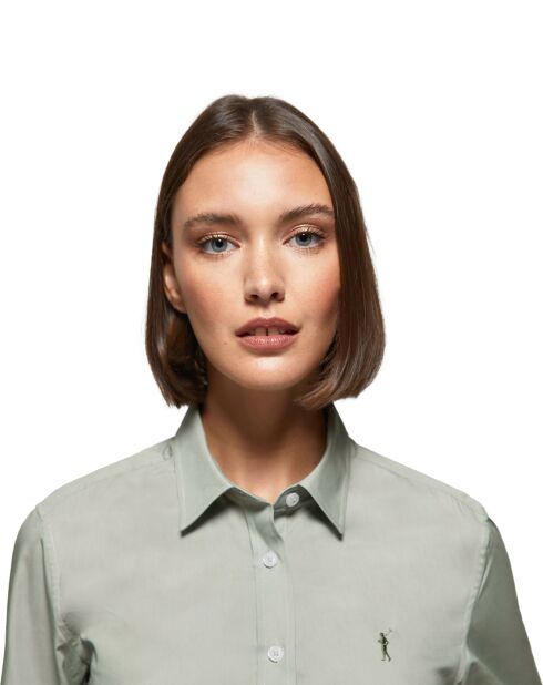 Chemise L-S Rigby Go W  vert jade