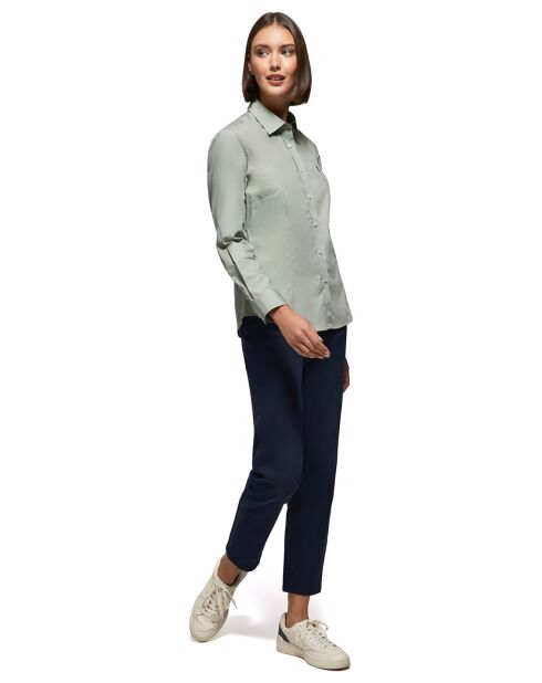 Chemise L-S Rigby Go W  vert jade