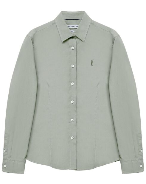 Chemise L-S Rigby Go W  vert jade