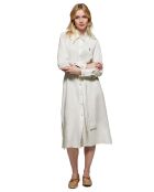 Robe en Lin mélangé Rigby Go Ara blanche