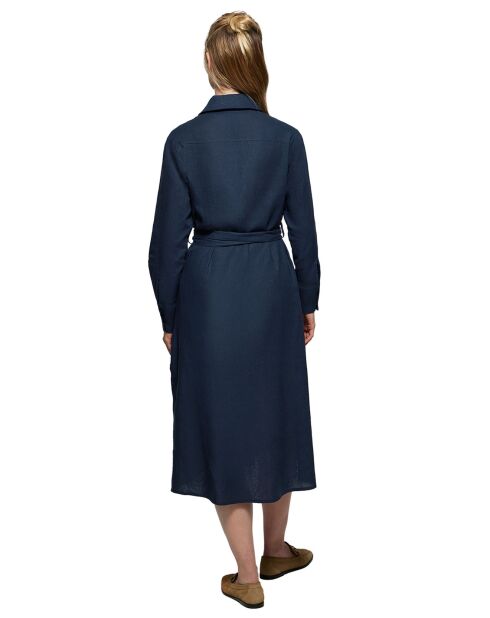 Robe en Lin mélangé Rigby Go Ara marine