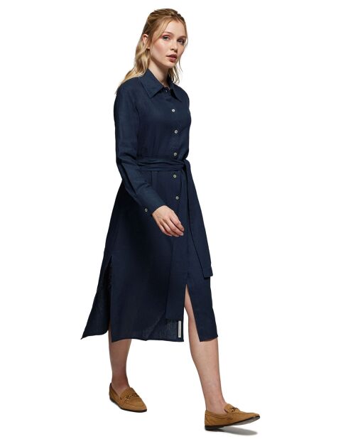 Robe en Lin mélangé Rigby Go Ara marine