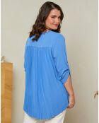 Tunique Emma bleu indigo