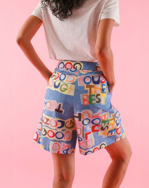 Pantalones cortos azules Chenette Collage