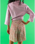 Chenette Trait rote Shorts