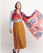 Sjaal Twiggy sjaal rood - 180x110 cm