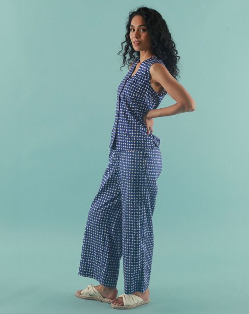 Paclo ronde blauwe broek