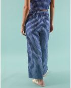 Paclo ronde blauwe broek