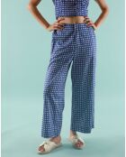 Paclo ronde blauwe broek