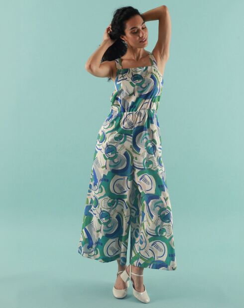 Gepolijste Manege blauwe jumpsuit