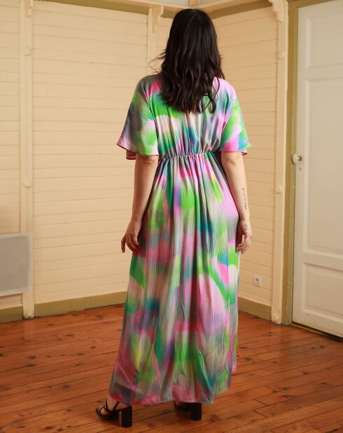 Rosafarbenes A-Linien-Kleid von Raida Magnetik
