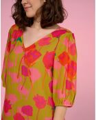 Riage Jourdete roze lange jurk