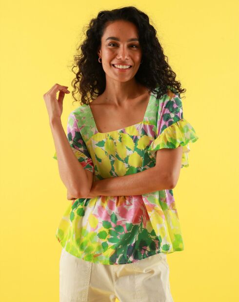 Blusa Tanto fogliame giallo