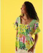 Blusa Tanto fogliame giallo