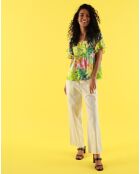 Blusa Tanto fogliame giallo