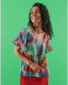 Tanto Magnetik blaue Bluse