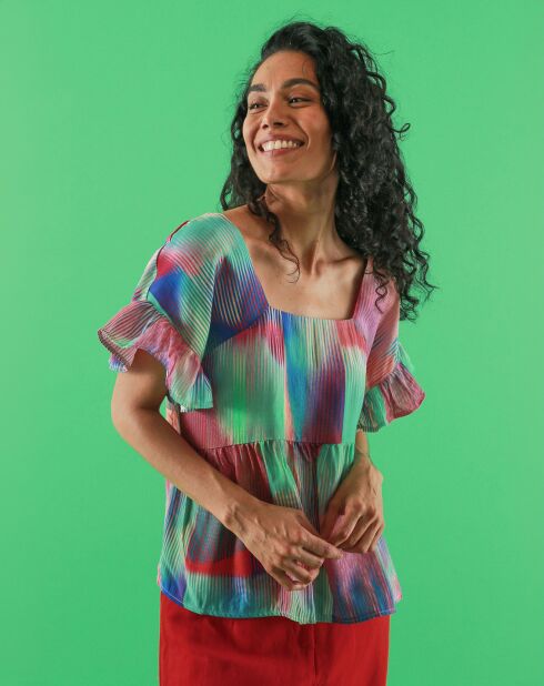 Tanto Magnetik blaue Bluse