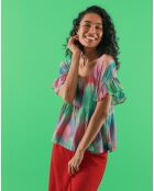 Tanto Magnetik blaue Bluse