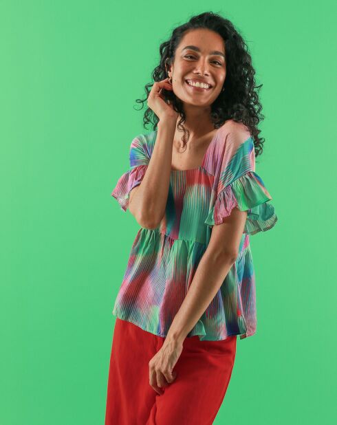 Tanto Magnetik blaue Bluse