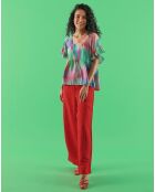 Tanto Magnetik blaue Bluse