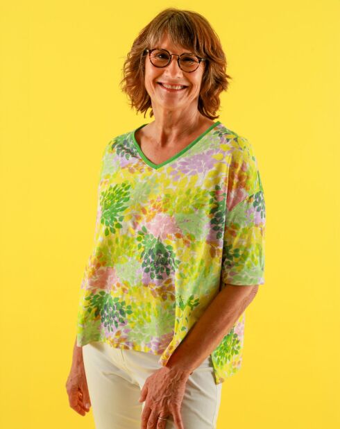 T-shirt Terai Yellow Foliage