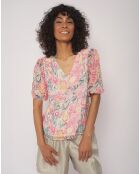 Blusa rosa Tiag Jourdete