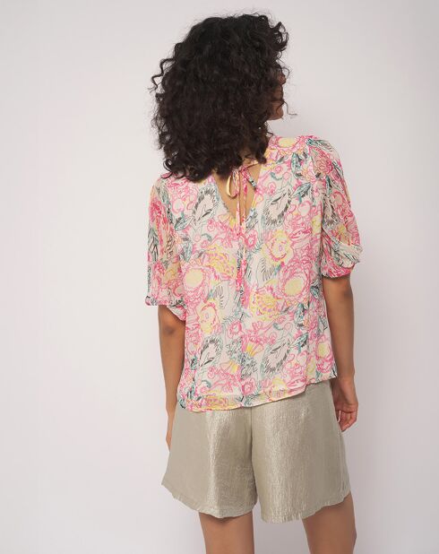 Blusa rosa Tiag Jourdete