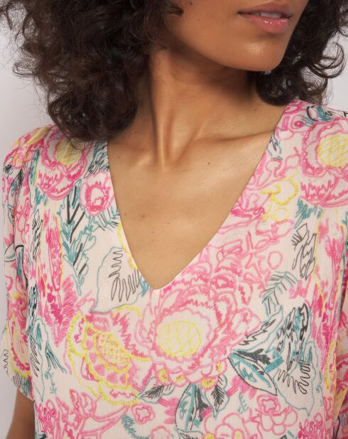 Blusa rosa Tiag Jourdete