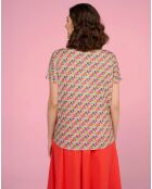 Camiseta Happy Tropi multicolor