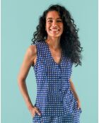 Vacia Round blauw overhemd