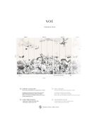 Fresque Noé Monochrome Dark Grey - 150x305 cm